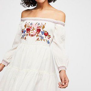 Free People Sunbeams Mini Dress